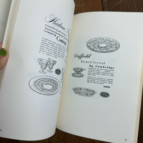 The Cambridge Glass‎ Book with Price Guide By Harold And Judy Bennett 1970 - Picture 7 of 12